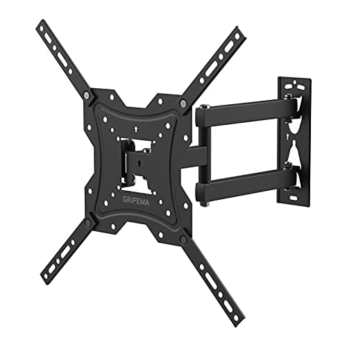 GRIFEMA GB1004 Supporto TV Parete per 26-55”, Staffa TV Muro Girevole Inclinabile Universale, Fino a 30 kg, Max VESA 400x400mm, Porta TV da Parete, Supporto Muro Estensibile