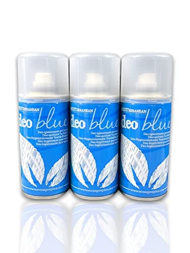 RAMPI Tris Deo Blu Spray Deodorante Igienizzante Tessuti Profumatore Bucato Lavatrice Elimina Odori Professionale Rinfresca Capi Come Appena Lavati Ambiente Armadio Accessori Lavanderia 3x150ml