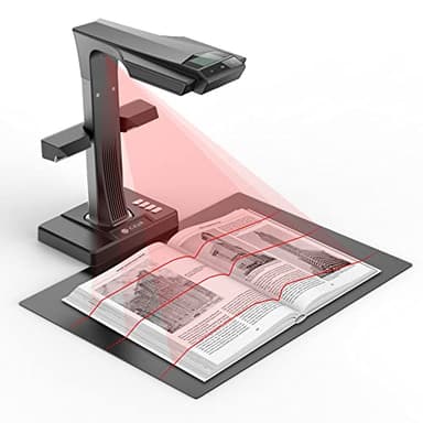 CZUR ET24 Pro Scanner Professionale per Libri e Documenti HD 24 MP Fotocamera, Tecnologia di 3a Generazione, Scansione A3, Riconoscimento 180+ Lingue, Supporto HDMI, Compatibile Windows/MacOS/Linux