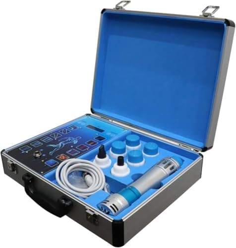 Macchina per Terapia Ad Onde D'urto Tecarterapia Apparecchio Massaggiatore Antidolorifico Elettrico Elettromagnetica Extracorporea Disfunzione Erettile Massaggiatore Corpo Con 7 Teste Di Massaggio