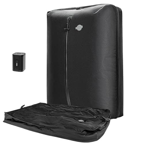 Luvan Sacco Sottovuoto da Viaggio Professionale con Pompa Senza Fili, IP67 Riutilizzabile, Ideale per Valigie e Zaini, Leggero e Durevole (1 sacco + pompa)