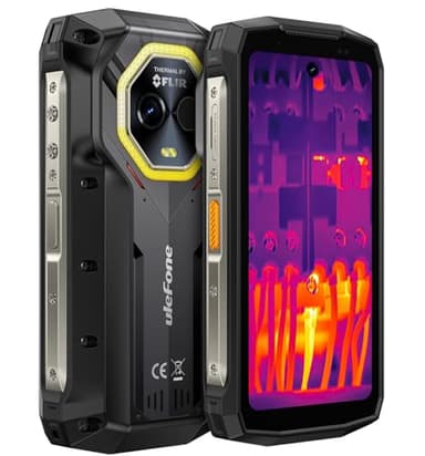 Ulefone Armor Mini 20T Pro 5G Imaging Termico (Lepton 3.5) Smartphone Rugged, Dimensioni Palmari, 16GB+256GB, Batteria 6200mAh Ricarica Wireless, Fotocamera 50MP, 4.7" HD+, IP68 IP69K Android 14, NFC