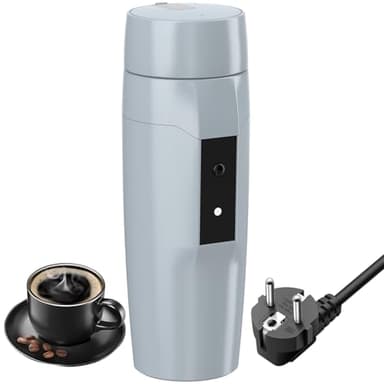 Bollitore elettrico portatile, piccolo bollitore elettrico da viaggio, 300 W, scaldabagno rapido, mini tazza da caffè elettrica per alberghi/uffici/camper, spegnimento automatico e riavvio