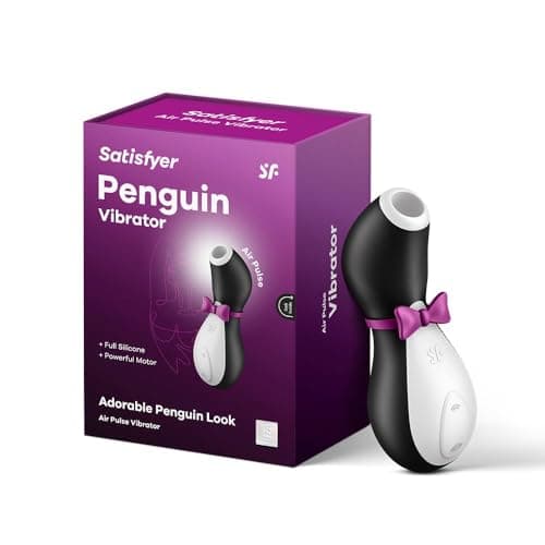 Vibratore a onde di pressione Satisfyer Pro Penguin Next Generation, ventosa per clitoride con 11 modalità di vibrazione, vibratore da posare con tecnologia a batteria, impermeabile (IPX7)