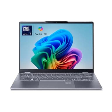 acer Swift 14 AI Laptop | Display 14” WUXGA OLED | Intel Core Ultra 7-258V | 32 GB RAM | 1024 GB SSD | Copilot+ PC | Windows 11 | QWERTY | PC Portatile IA, Intel Core Ultra 7 258V, 14"
