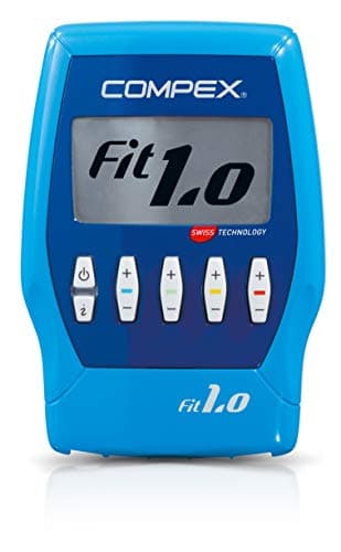 COMPEX FIT 1.0 - Elettrostimolatore muscolare EMS, TENS e Massaggio - 4 canali indipendenti, 999 livelli di intensità, 10 programmi - Compatibile con l'app Compex Coach