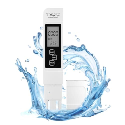 NEUTYPECHIC Phmetro per Alimenti, Misuratore Acqua, TDS EC e Temperatura 3 in 1, Adatto per Acqua Potabile, Acqua di Rubinetto, Piscine, Depuratori D'acqua, Acquacoltura, Acquario,Terreni Agricoli