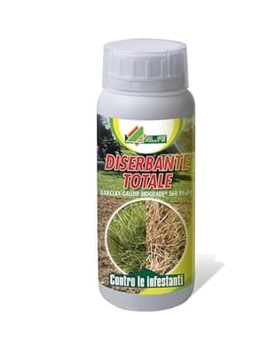 AL.FE Diserbante Totale Sistemico, 500 ml, Set 4 Flaconi, Erbicida per Infestanti Annuali e Perenni