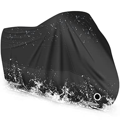 LIHAO Telo Moto Impermeabile Universale Copertura Teli Coprimoto Motorino Motocicletta Scooter ANTI-Polvere UV per Esterno - 245×105 ×125cm