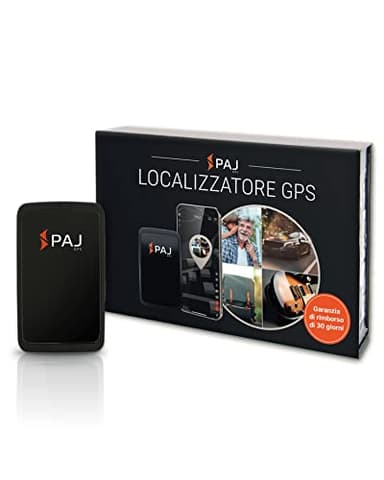 PAJ GPS - ALLROUND Finder, Localizzatore per Auto, Moto, Anziani, Bambini, Oggetti, Tracker per Auto, Monitoraggio in Tempo Reale, Antifurto per Auto, Pulsante SOS per Emergenza