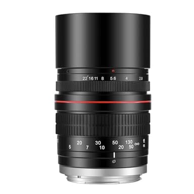 JINTU 135mm f/2.8 Teleobiettivo Obiettivo fotocamera ELF UMC ritratto compatibile con Canon EOS 4000D 2000D 550D 450D 650D 90D 80D 70D 60D 5D MARK III 7D II T5 T5I T6I T7 T7I 1000D 1100D 1200D