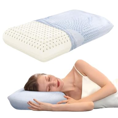 DREAM HAVEN- Cuscino Alto 15 cm – Cuscino Memory Foam Forato con Federa Ossigeno Traspirante, Antiacaro, Antirughe e Anallergica, Cuscino Letto Ergonomico Made in Italy
