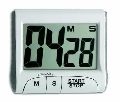TFA 38.2021 Timer digitale con cronometro digitale (bianco)