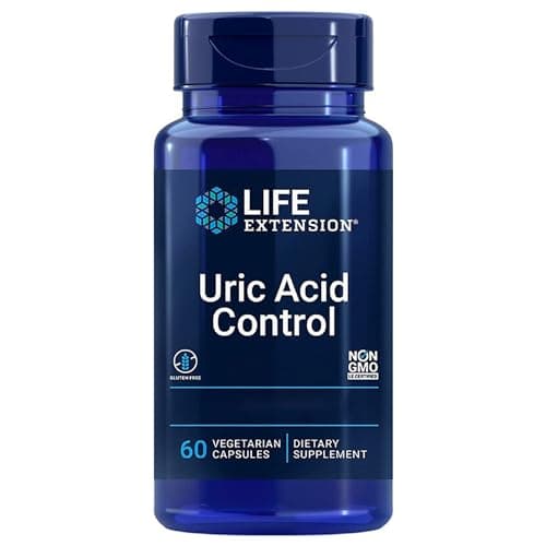 Life Extension, Uric Acid Control (Controllo dell'Acido Urico), Terminalia Bellirica 500mg, 60 Capsule vegane, Testato in Laboratorio, Senza Glutine, Vegetariano, Senza Soia, Non OGM
