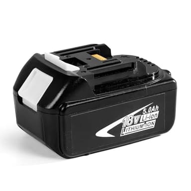 Batteria sostitutiva da 5,0 Ah per Makita 18V BL1860 BL1820 BL1830B BL1840B BL1850B LXT400 agli ioni di litio con indicatore LED compatibile con utensili elettrici senza fili Makita 18V