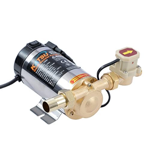 KATSU Pompa Booster Acqua 100W, Interruttore Automatico On-off Pressione, Pompa Acqua Calda e Fredda per Lavatrice Doccia Giardino Casa 151410