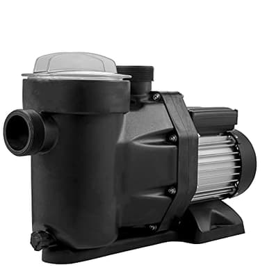 VEVOR Pompa ad Acqua a Pressione Potenza 1 HP / 750 W, Max. Portata 19200 L/H Pompa per Piscina con Cavo 1,5 m, Elettropompa Pompa Filtro Piscina Velocità da 3450 RPM per Interrato e Fuori Terra