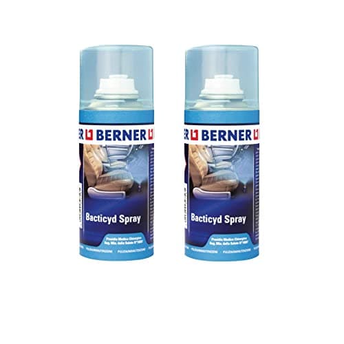 Berner 2 Pezzi Bacticyd Spray igienizzante climatizzatore, sanificante per climatizzatori, disinfettante superfici Automatico 150 ml
