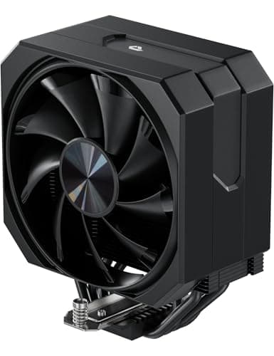 upHere gaming up1K4 Nero Dissipatore Aria per CPU, 4×Ф6mm Tubi di Calore CPU Cooler, Ventole PWM da 120mm, TDP 230W, Torre Singola, Intel LGA: 2011/2066(X79/X99) 1700, AMD: AM5/AM4