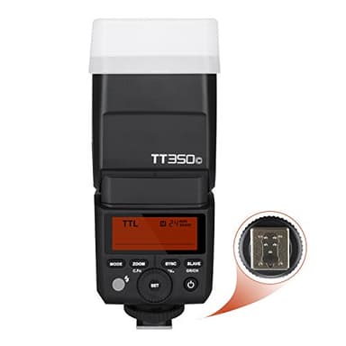 Godox TT350C Flash Thinklite TTL Speedlite 2.4 G HSS 1/8000s GN36 Compatibile con Canon 5D Mark III 80D 7D 760D 60D 600D 30D 100D 1100D