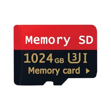 Scheda SD 1024GB - Card Alta Velocità Scheda TF 1024GB Impermeabile Memoria SD Mini Memory Card con Smartphone/Fotocamera/Tablet/Drone/Smart TV