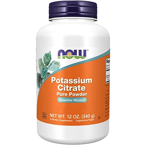 Now Foods, Potassium Citrate (Citrato di potassio), 340 g di Polvere vegana, Testato in Laboratorio, Minerali, Potassio, Senza Glutine, Senza Soia, Vegetariano