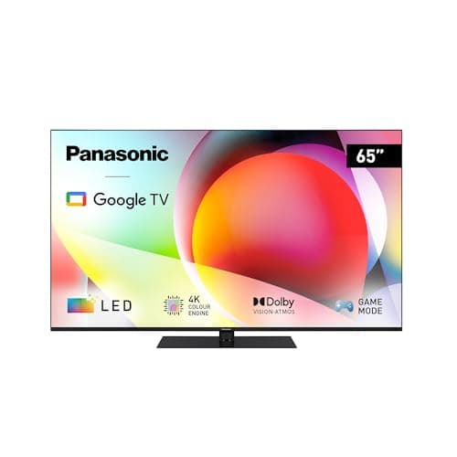 Panasonic TN-65W70AEZ, Serie W70 65 inch 4K Ultra HD LED Smart TV, 2024, Google Assistant, Chromecast, Dolby Vision & Atmos, Game Mode, Bluetooth, Per un' Esperienza Visiva Ottimale