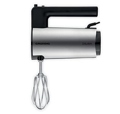 Grundig HM 7680 Sbattitore manuale 700W Nero, Acciaio inossidabile sbattitore