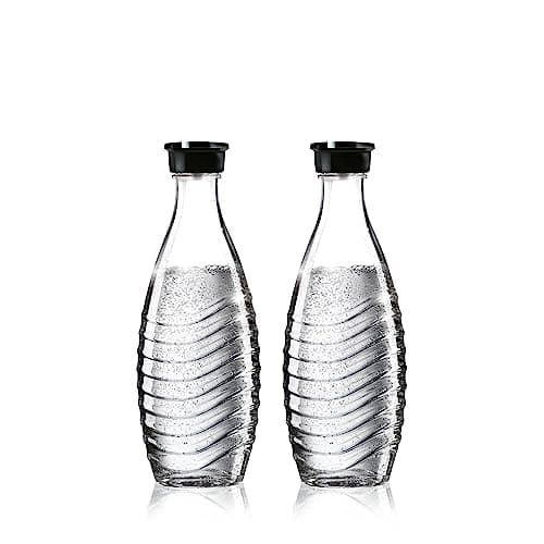 sodastream Bottiglia, Trasparente Nero, 2 Pezzi, Confezione da 1