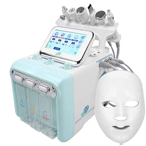 LYAZFC Macchina Professionale per Il Viso all'ossigeno all'idrogeno, Pulizia del Viso Multifunzionale 7 in 1 Macchina per la Bellezza dell'ossigeno all'idrogeno,7 in 1
