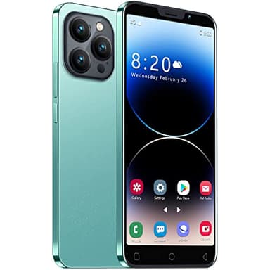 JtQtJ Smartphone Offerta del Giorno, 5.0" IPS Display, 16GB ROM 128GB Espandibili, Android 9.0, Dual SIM Dual Camera 3G/2G Economici Telefoni Mobile (i15Pro-Green)