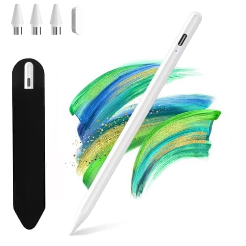 Stylus Pen Tablet Android, KBCASE Penna per Tablet Compatibile Samsung/iPhone/Lenovo/Xiaomi/Huawei/Android Touch Screen, Stylus Pencil for Tablet with Sensibile all'Inclinazione con 3 Punte