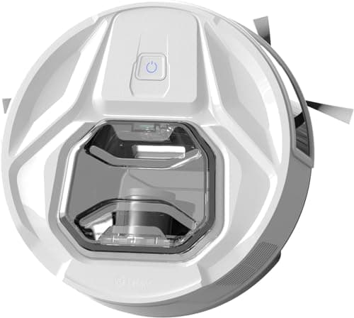LEFANT Robot Aspirapolvere M320, 6000Pa,Autonomia 210 Minuti,Evita Precisamente gli Ostacoli, Contenitore per Polvere da 800 ml, Controllo App/Alexa,Ideale per Peli di Animali Domestici,bianco