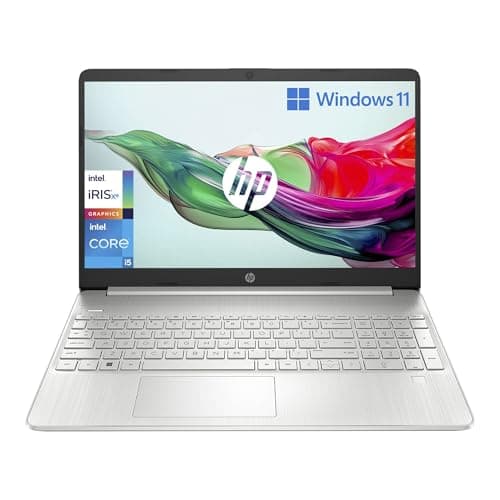 HP Laptop 15s-fq5001sl, Intel Core i5-1235U, RAM 8GB DDR4, SSD 512GB, Intel Iris Xe, Display 15.6” FHD SVA, Antiriflesso, Wi-Fi, Lettore SD, Webcam HD, Windows 11, Argento