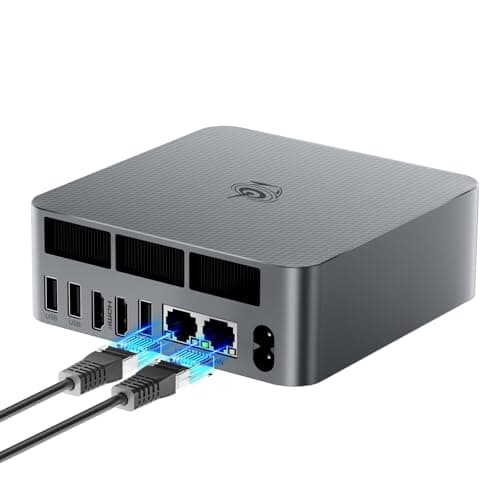 Beelink EQi12 Mini PC con processore Intel Core i7-12650H (10C/16T, fino a 4,7 GHz), Mini Computer con 32 GB di RAM DDR5, SSD M.2 PCIe4.0 da 1 TB, Display Dual 4K/HDMI/LAN 1000M/WiFi 6/BT5.2/WOL