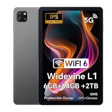 OSCAL Tablet 10 Pollici Pad 50 WiFi, 6GB RAM+64GB ROM(TF 2TB) Tablet Android, Tablet in Offerta Bluetooth 5.2 | 1280 * 800 IPS | Split-Screen | WiFi 6 | 5MP+8MP | 5100mAh | Widevine L1(Grigio)