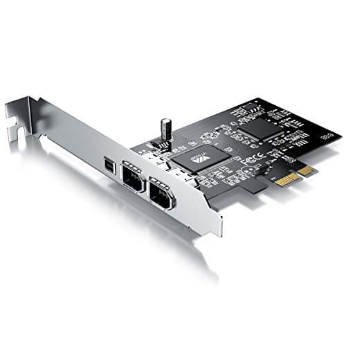 CSL - Scheda di espansione PCIe Firewire Card - PCI-E - 3 connettori - PCIe 1394a 1394a 1394b - Scheda Controller - 2 x 6 Pin e 1 x 4 Pin per PC Desktop
