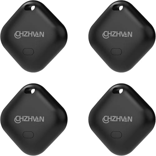CHZHVAN Air Tracker Finder Tag Localizzatore Compatibile con Apple Dov'è (solo iOS), Batteria Sostituibile, Resistente all'acqua, Cercatore di Bluetooth per Borse, Bagagli, Animali Domestici e Zaini