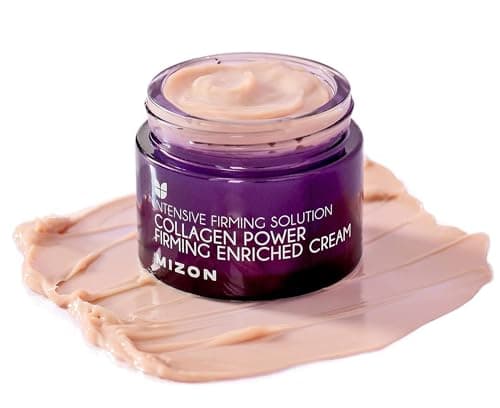 [Mizon] Crema Arricchita con Collagene Marino (50ml) Cura della pelle coreana, collagene marino ricco al 54%, cura intensiva antietà e linee sottili (Collagen Power Firming Enriched Cream)