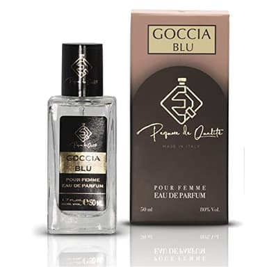 GECO Green ECOmmerce Goccia Blu Profumo Equivalente per Donna Compatibile con Gusci Bloom Eau de Parfum 50 ml, 1 item