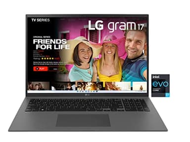LG Gram 17Z90Q PC, Display Anti-Glare IPS 17" QHD 16:10, 2560x1600, Intel EVO i7-1260P, RAM 16GB DDR5, SSD 1TB, Intel Iris Xe, Batteria 80Wh, Thunderbolt4, Win11 Home, Tastiera Italiana, 1350g, Grigio