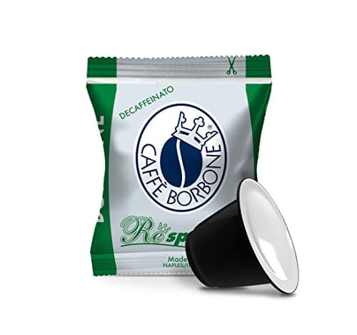 Caffè Borbone Respresso, Miscela Decaffeinata - 100 Capsule - Compatibili con le Macchine ad uso domestico Nespresso*