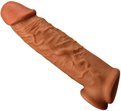 Manicotto Per Pene Maschile Estende Il Preservativo, Riutilizzabile Preservativi In Silicone/Sleeve Per Pene Per Allungare Il Pene, Ingrandimento Del Custodia per Pene E Miglioramento