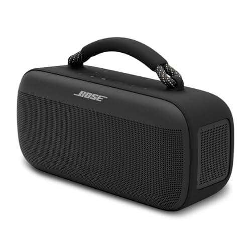Bose Diffusore Portatile SoundLink Max, Diffusore Bluetooth resistente all’acqua grande, Fino a 20 Ore di Autonomia, USB-C, AUX Input 3.5 mm integrato, Nero