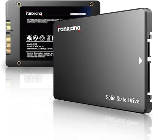fanxiang S101 1TB SSD SATA III 6Gb/s, TLC SSD 2.5" 550MB/s di Lettura, 3D NAND SLC Cache SSD Interno, Unità a Stato Solido Interne Compatibile con Laptop e PC Desktop