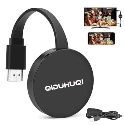 Wireless HDMI Dongle，Miracast HDMI Adattatore, Wireless Display Dongle, Compatibile i-Phone/i-Pad/Android/i-OS, Supporto Miracast, DLNA, Airplay