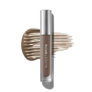 WUNDERBROW Gel Sopracciglia Waterproof a Lunga Durata, Colore Castano