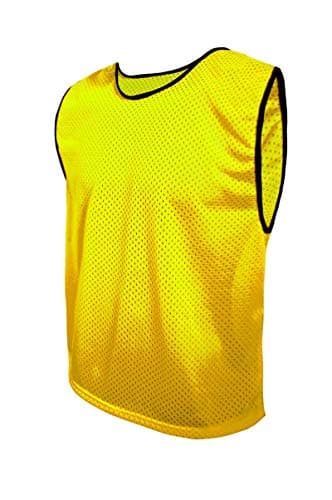 SPORTBIBS Pettorine da Allanamento Bavaglini da Calcio, Pettorali per Bambini, Giovani e Adulti, Calcetto, Molti Colori e Taglie