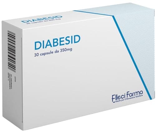 Diabesid – Integratore Naturale per il Controllo della Glicemia – Supporto al Metabolismo del Glucosio – 60 Compresse da 350mg - Elleci Farma