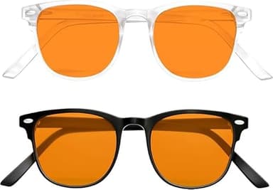 Solmoon Occhiali Luce Blu Donna | Occhiali Luce Blu Uomo | Blue Light Glasses Gaming
